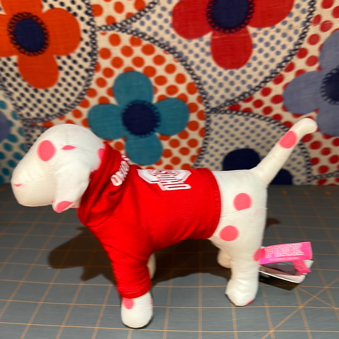 PINK Victoria's Secret Ohio State Mini Dog, with tags