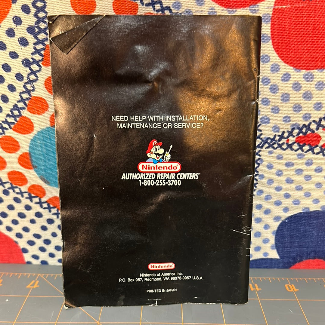 Star Wars: Shadows of the Empire Nintendo 64 N64 Game Manual