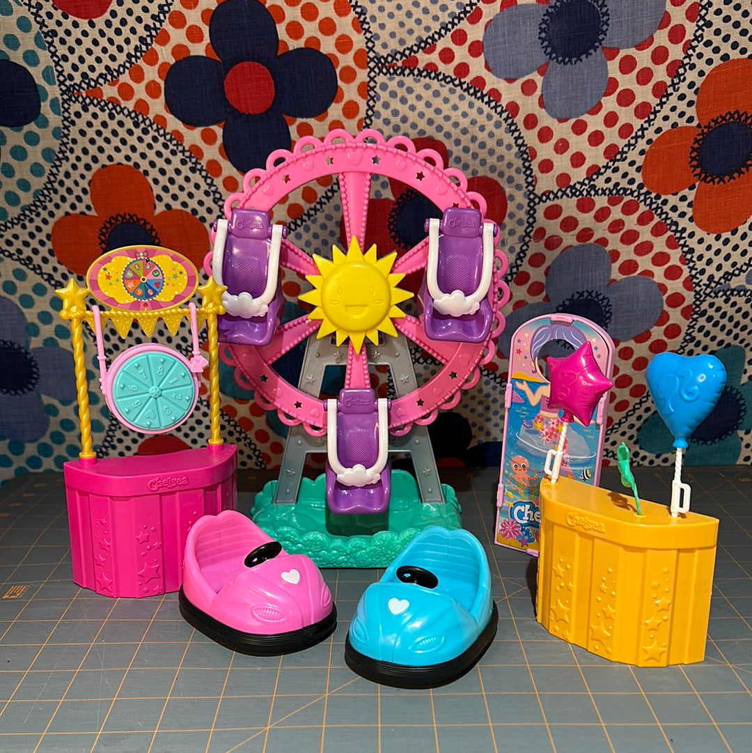 Barbie Chelsea Carnival Playset with Ferris Wheel and Bumper Cars