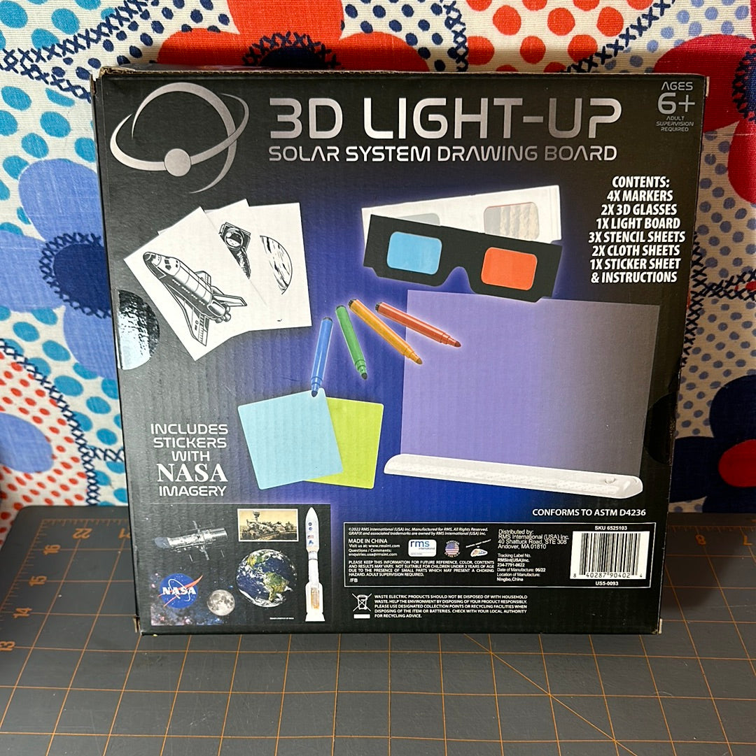 3D Light Up Solar System Drawing Board, New
