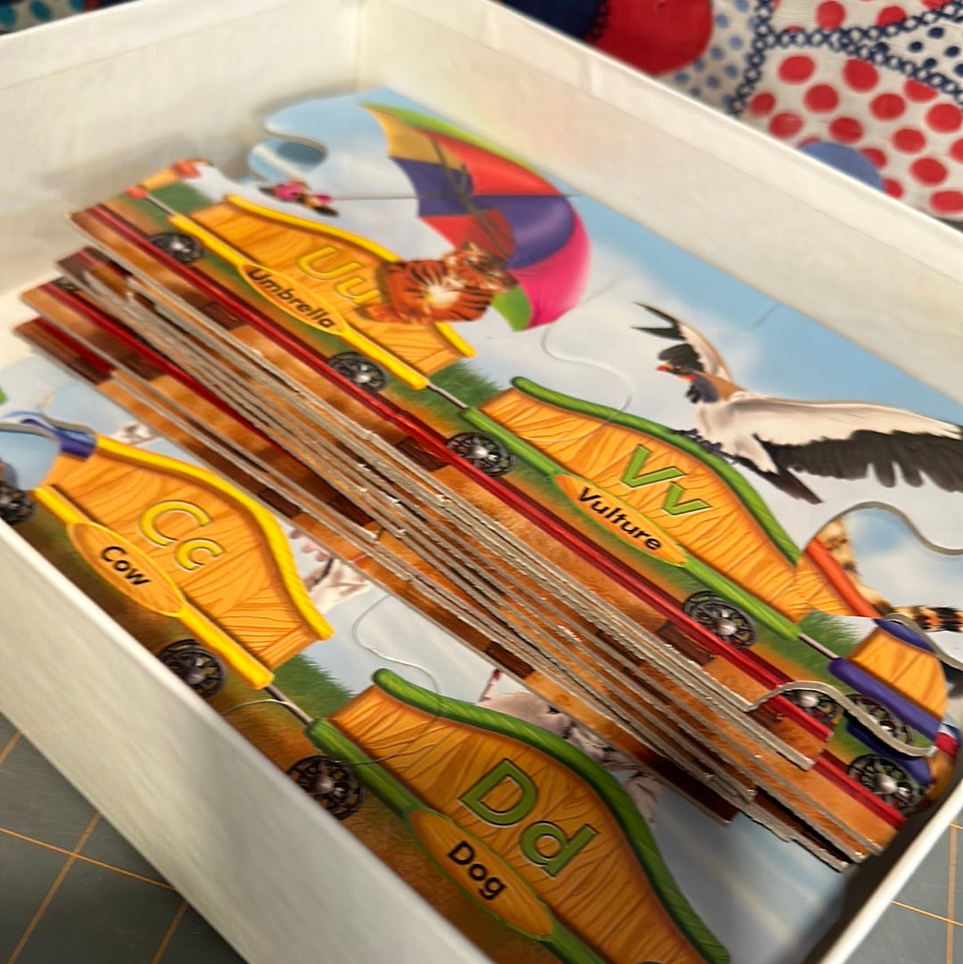 Melissa And Doug "Alphabet Train" Floor Puzzle, 28 Pieces, 10 Feet Long