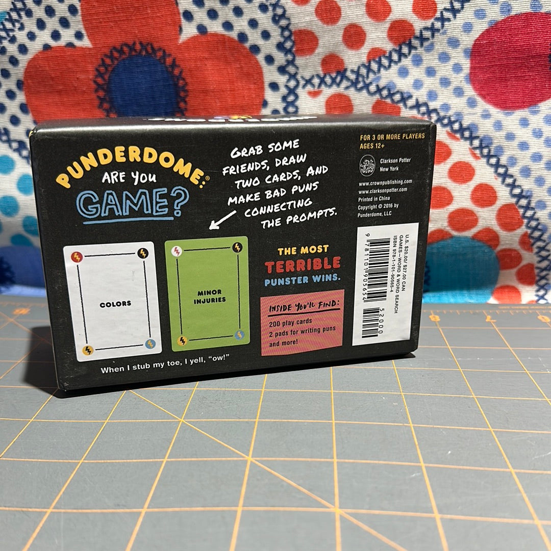 Punderdome : A Card Game for Pun Lovers
