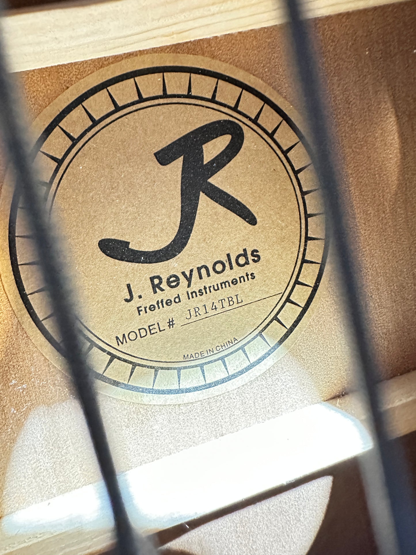 J. Reynolds Acoustic Guitar JR14TBL