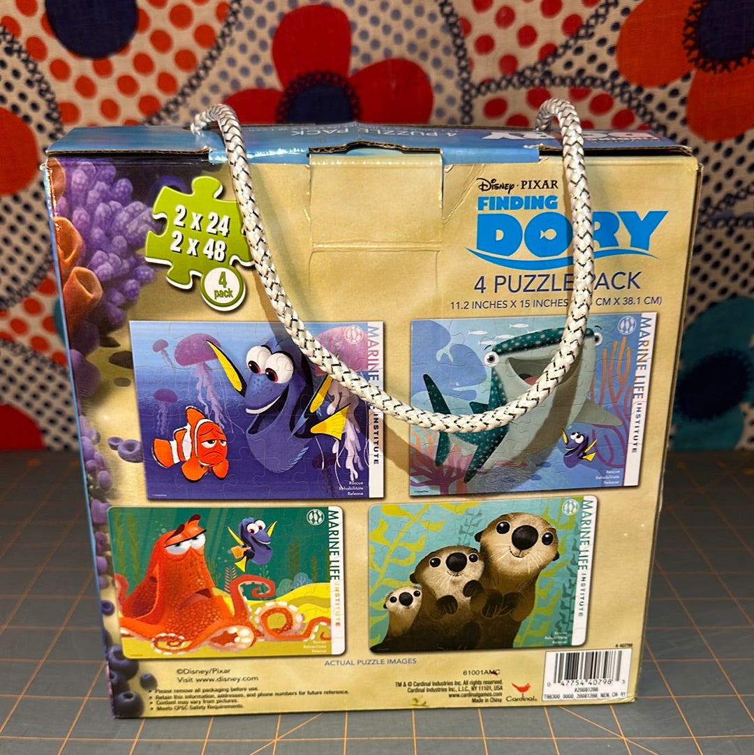 Disney Finding Dory 4 Puzzle Pack, Complete