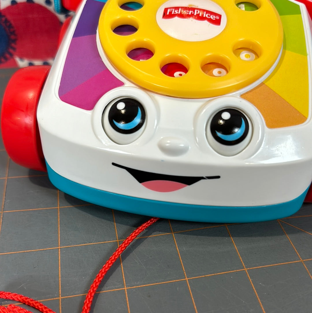 Fisher Price Rotary Dial Phone with Wheels