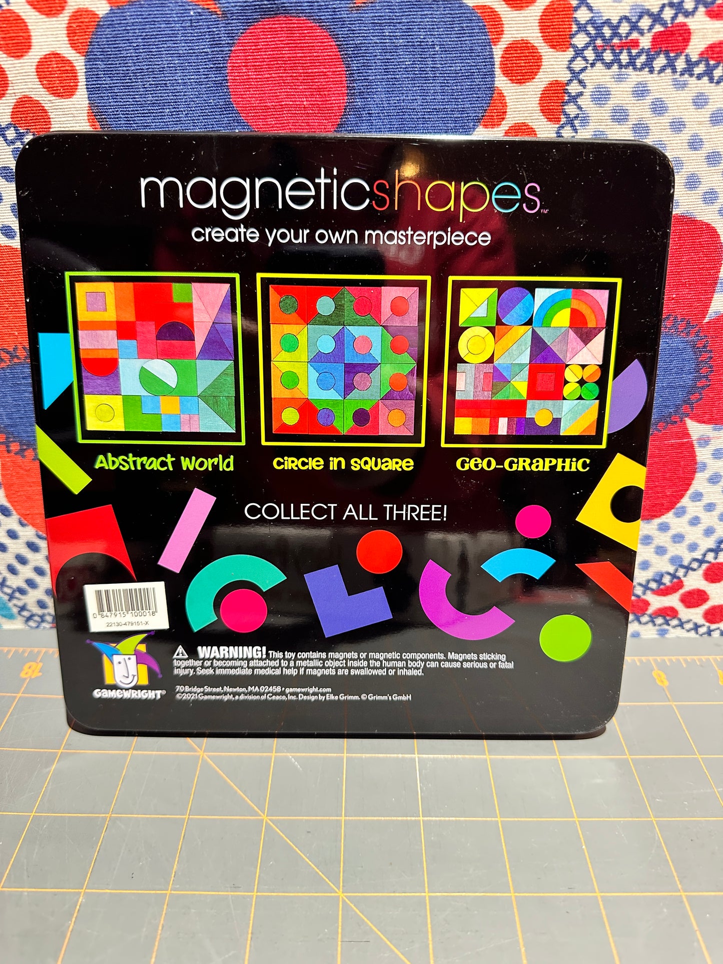 Brainwright Magnetic Shapes, Abstract World, New