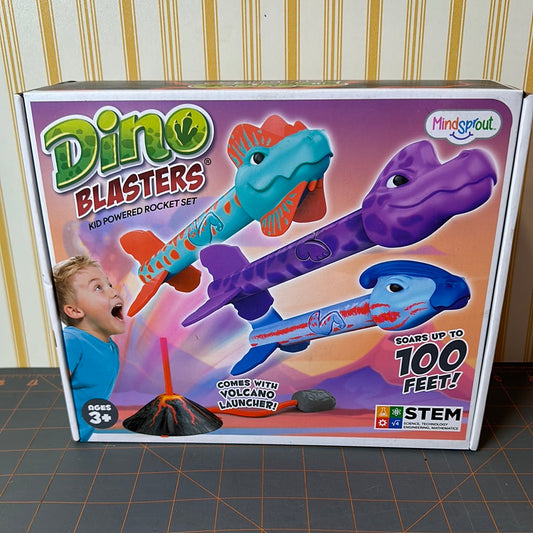 MindSprout Dino Blasters, Rocket Launcher for Kids, New