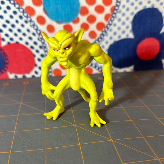 1983 Blackstar Alien Demon Galoob, Yellow Green Action Figure, Vintage