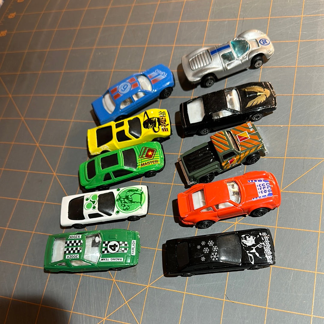 Group of (10) Die Cast Cars, Unmarked
