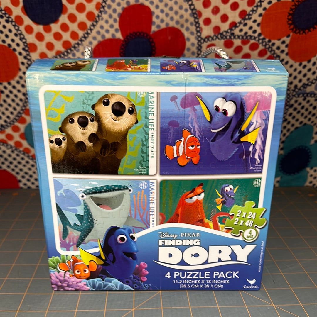 Disney Finding Dory 4 Puzzle Pack, Complete