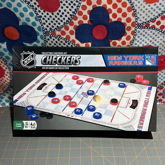 NHL New York Rangers Checkers, Collectible Set