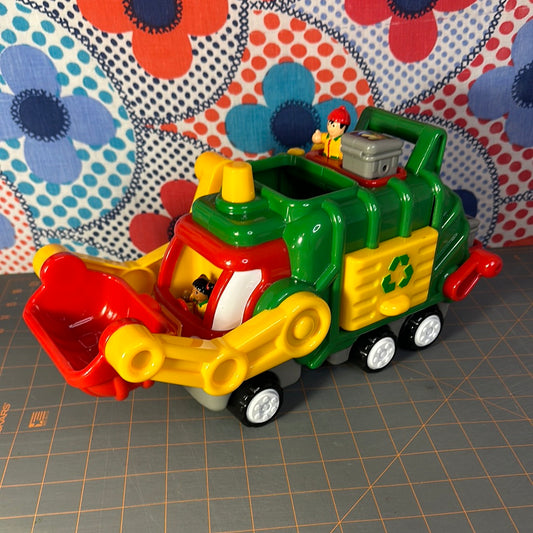 Wow Toys Flip 'n' Tip Fred Garbage Truck, 14"l
