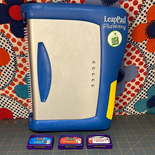 LeapFrog LeapPad Plus Writing Learning System, 1 Book & 3 Cartridges