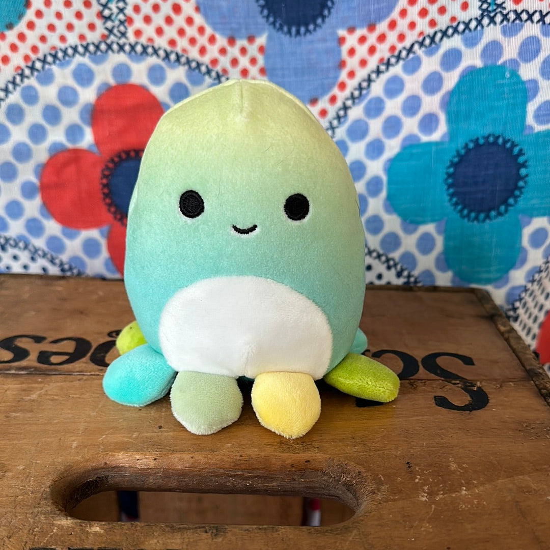 Squishmallow Olga the Teal Blue Octopus, 5"