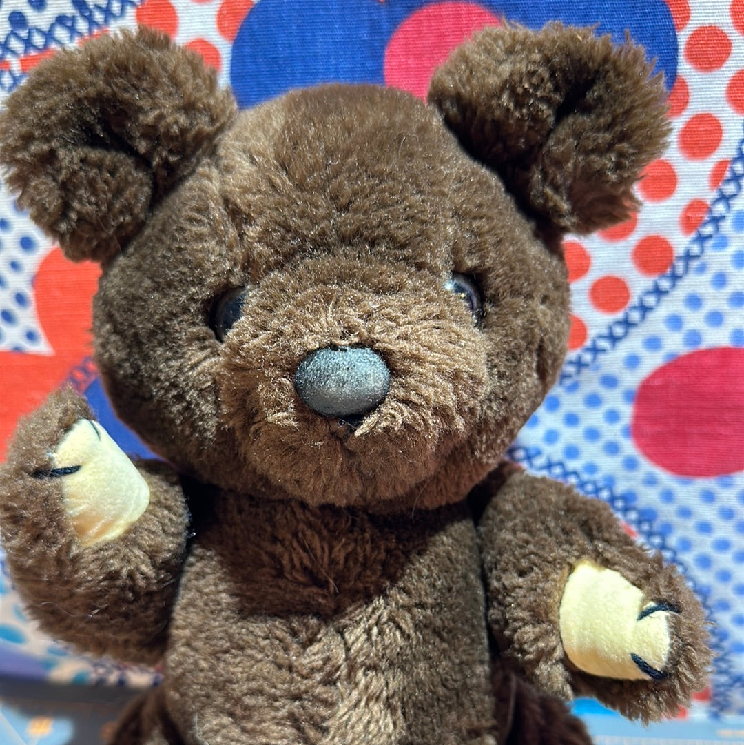 Vintage Dakin 1981 Teddy Bear, Fully Jointed, 11"