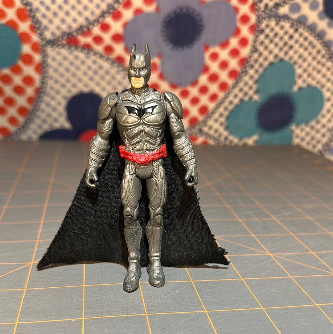 Batman Silver with Red Belt, Mattel, 4"
