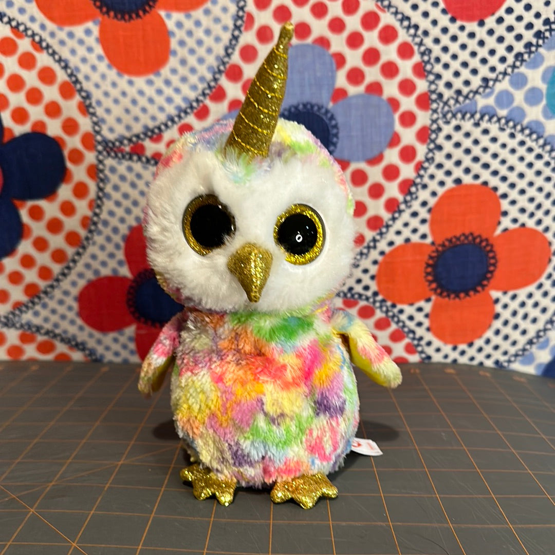 TY Beanie Boos - ENCHANTED the UniOwl, 6 inch