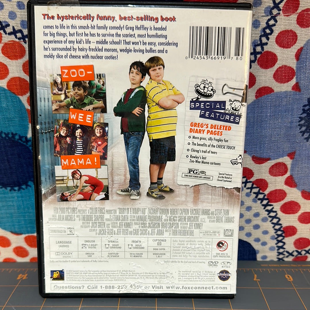 Diary of a Wimpy Kid, DVD