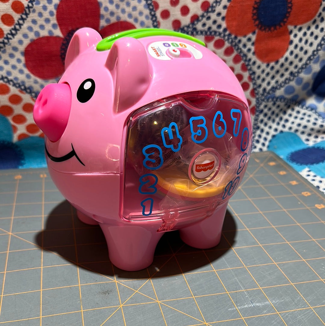 Fisher-Price Laugh & Learn, Smart Stages Piggy Bank, New