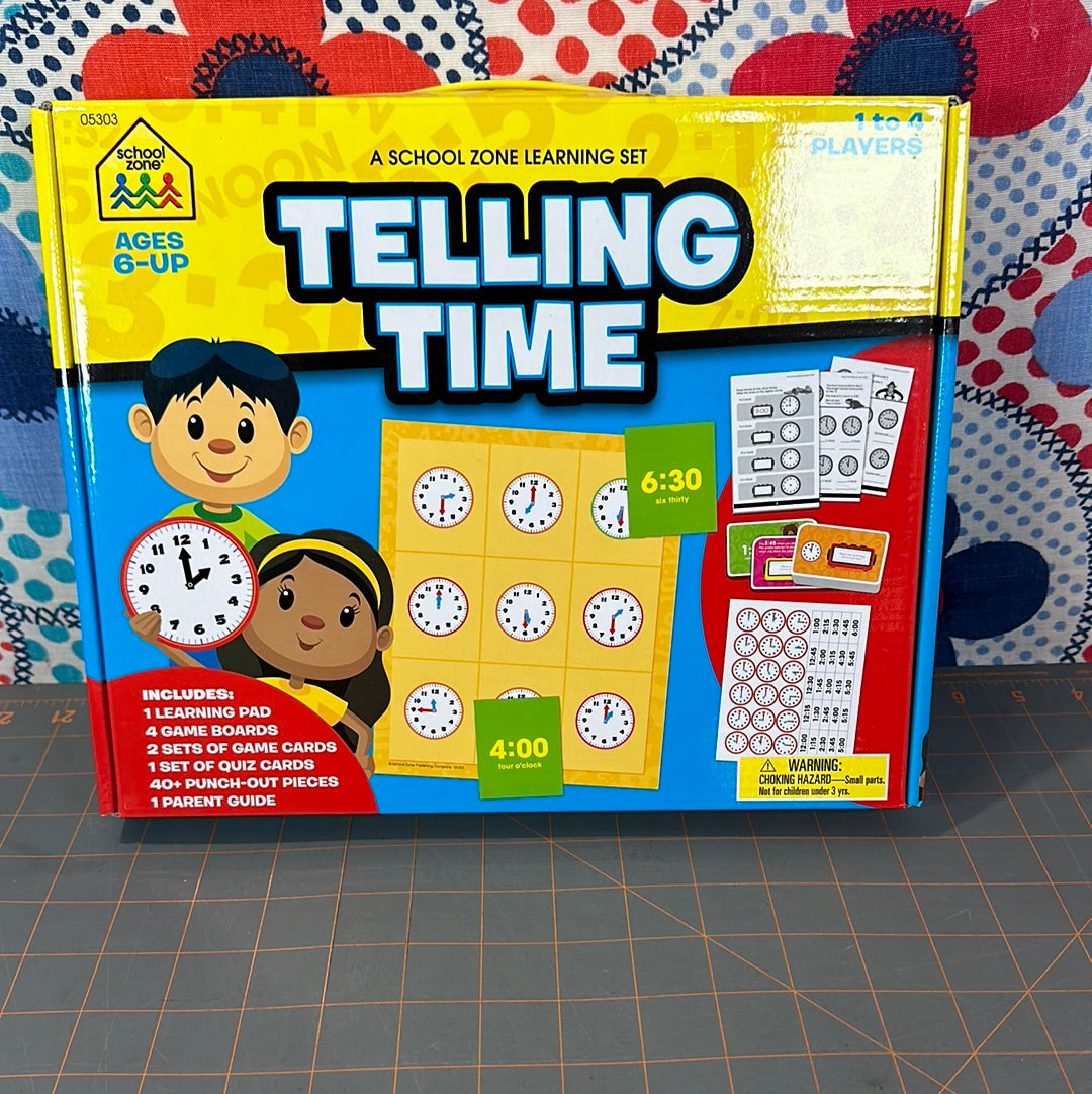 Telling Time School Zone Learning Set, New