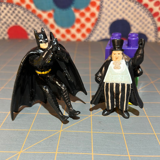 (2) Swinging Batman and Penguin 1992 Applause DC Comics