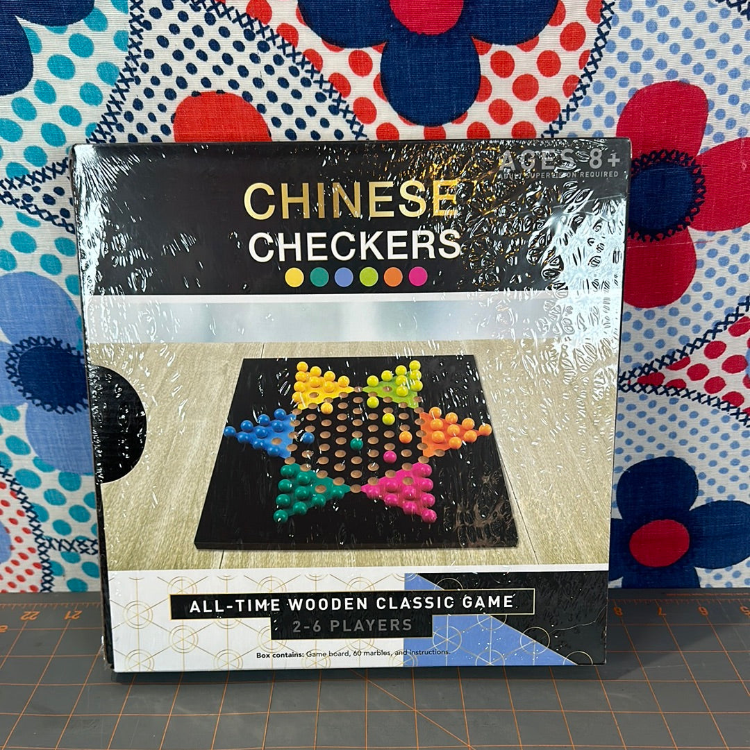 Chinese Checkers International All-time Wooden Classic Game, Sealed
