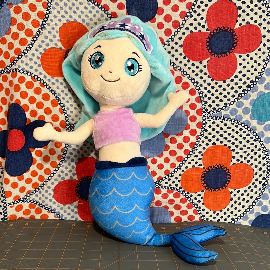 Mermaid Princess Plush Doll, 17"