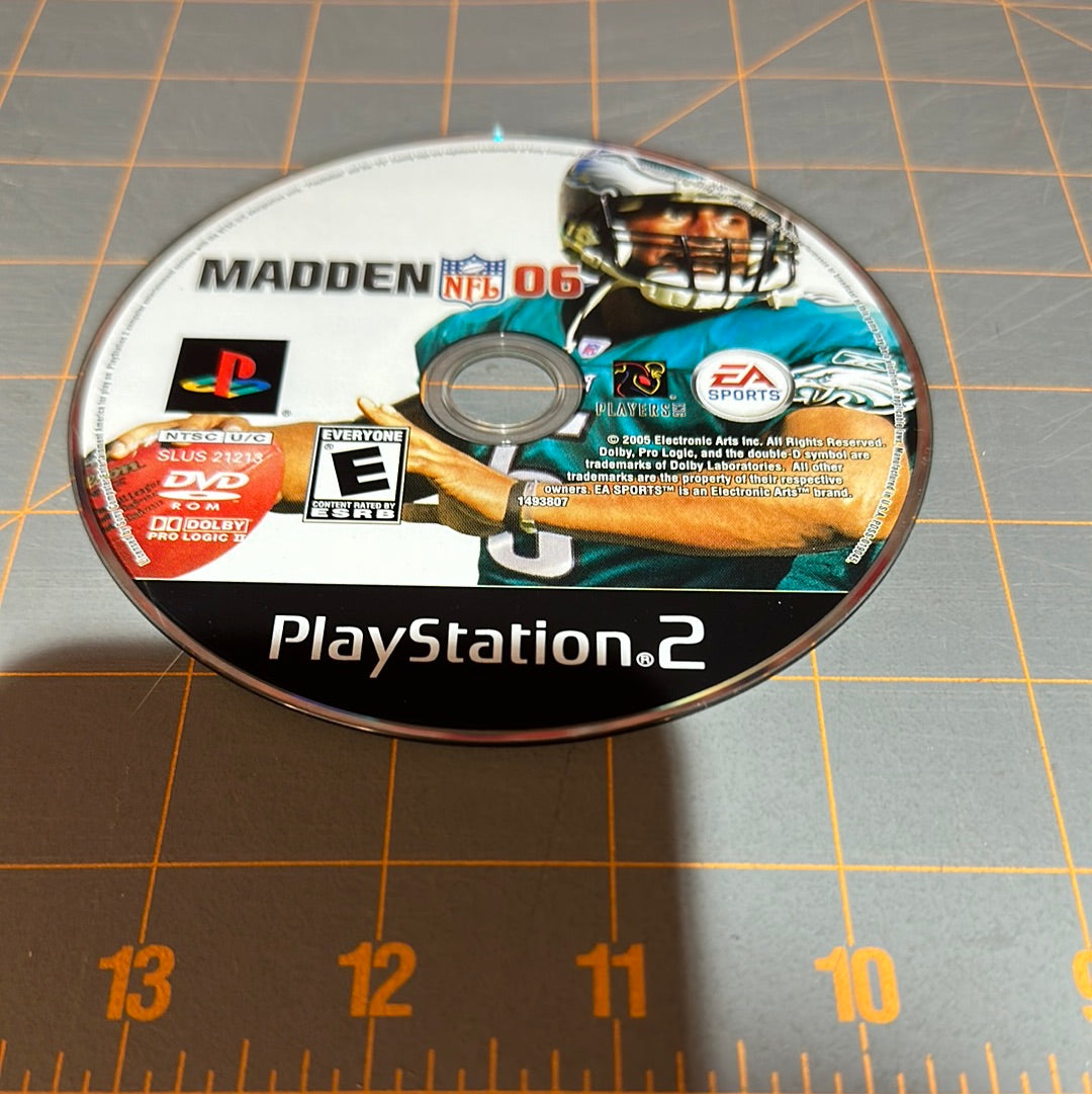 Madden NFL Video Games, 2002 PS2, 2010 Wii, 2013 XBox 360, 2009 XBox 360, 2006 PS2 (no box)
