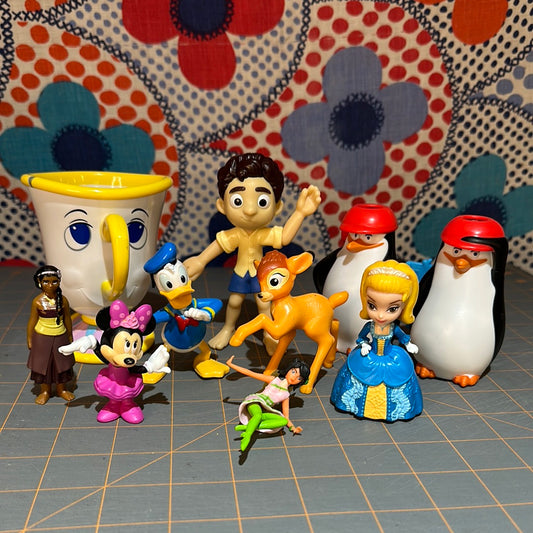 Lot of (9) Disney Toys and Action Figures