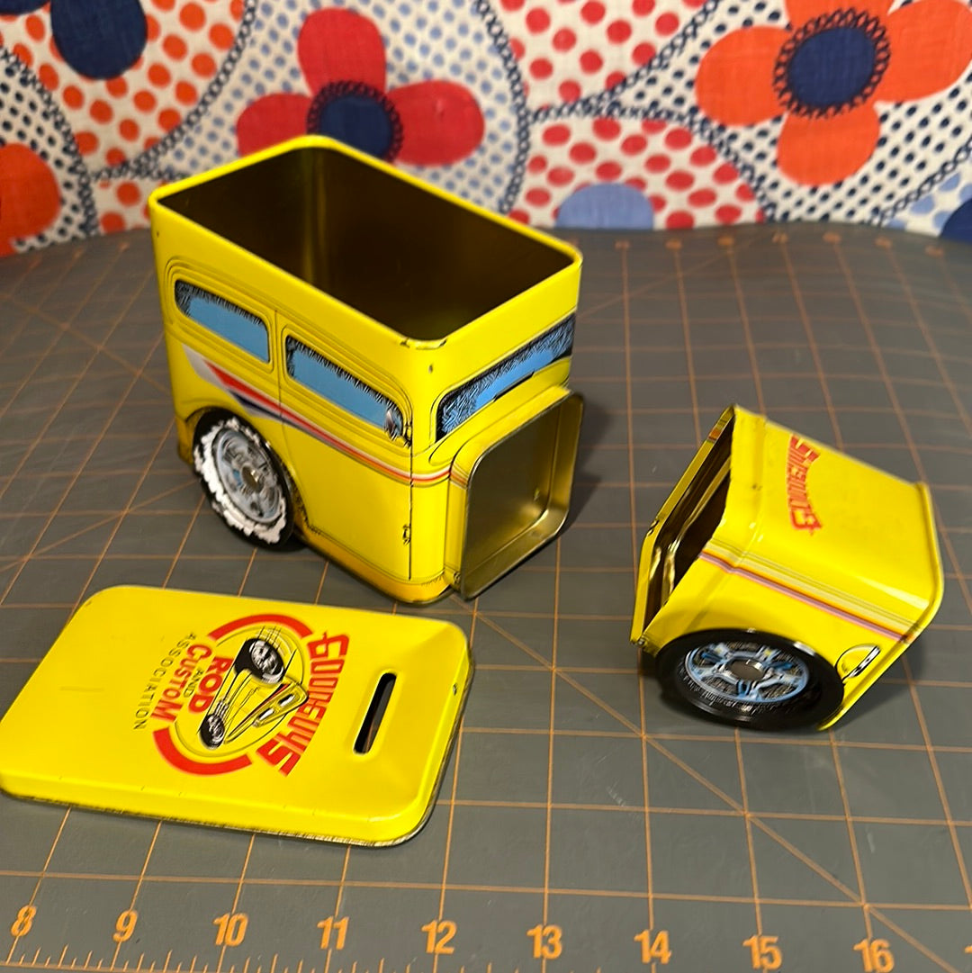Goodguys Tin Truck with Double Container and Moving Wheels, 8"l