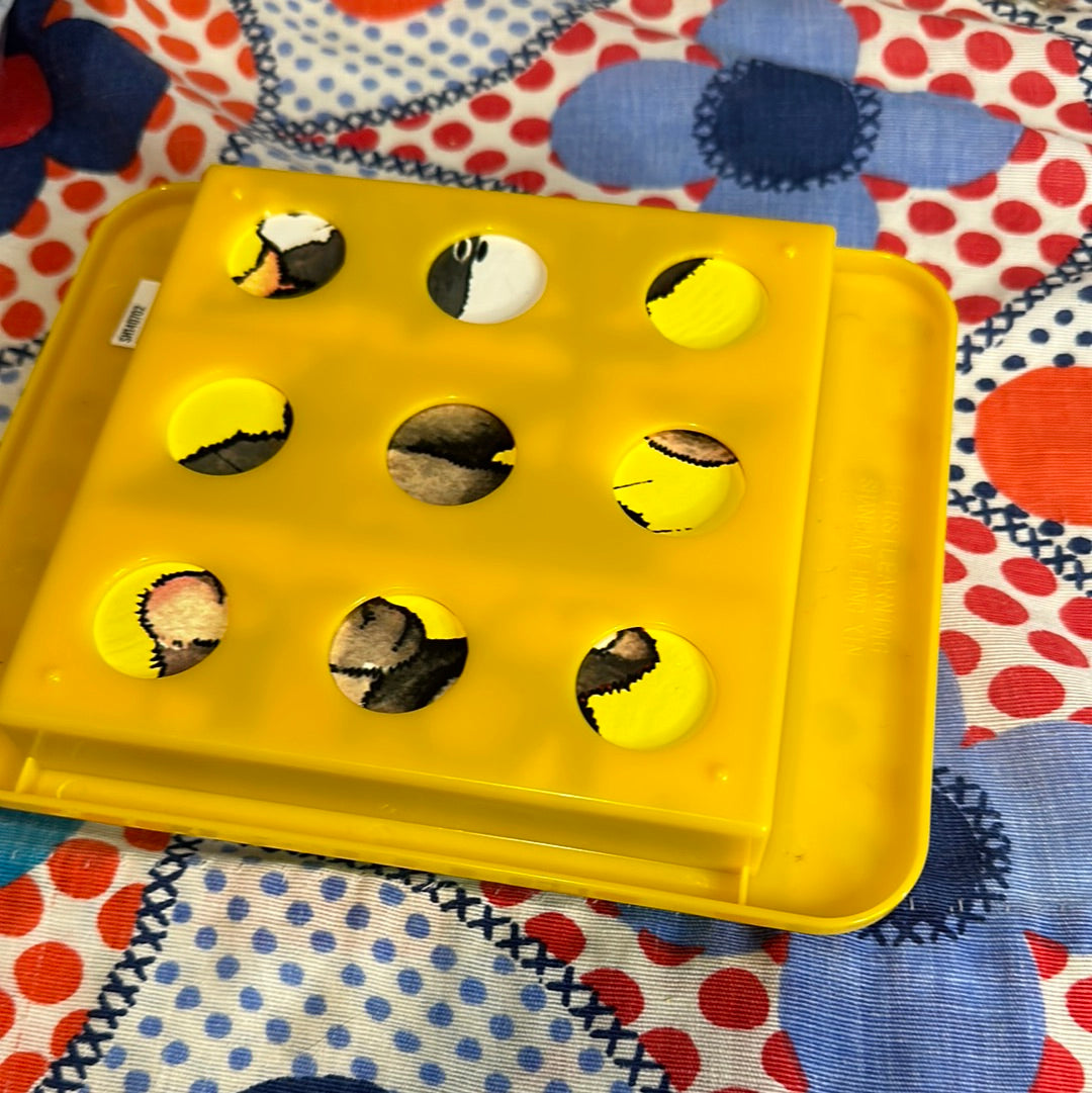 First Learning Set of Puzzle Blocks in Tray