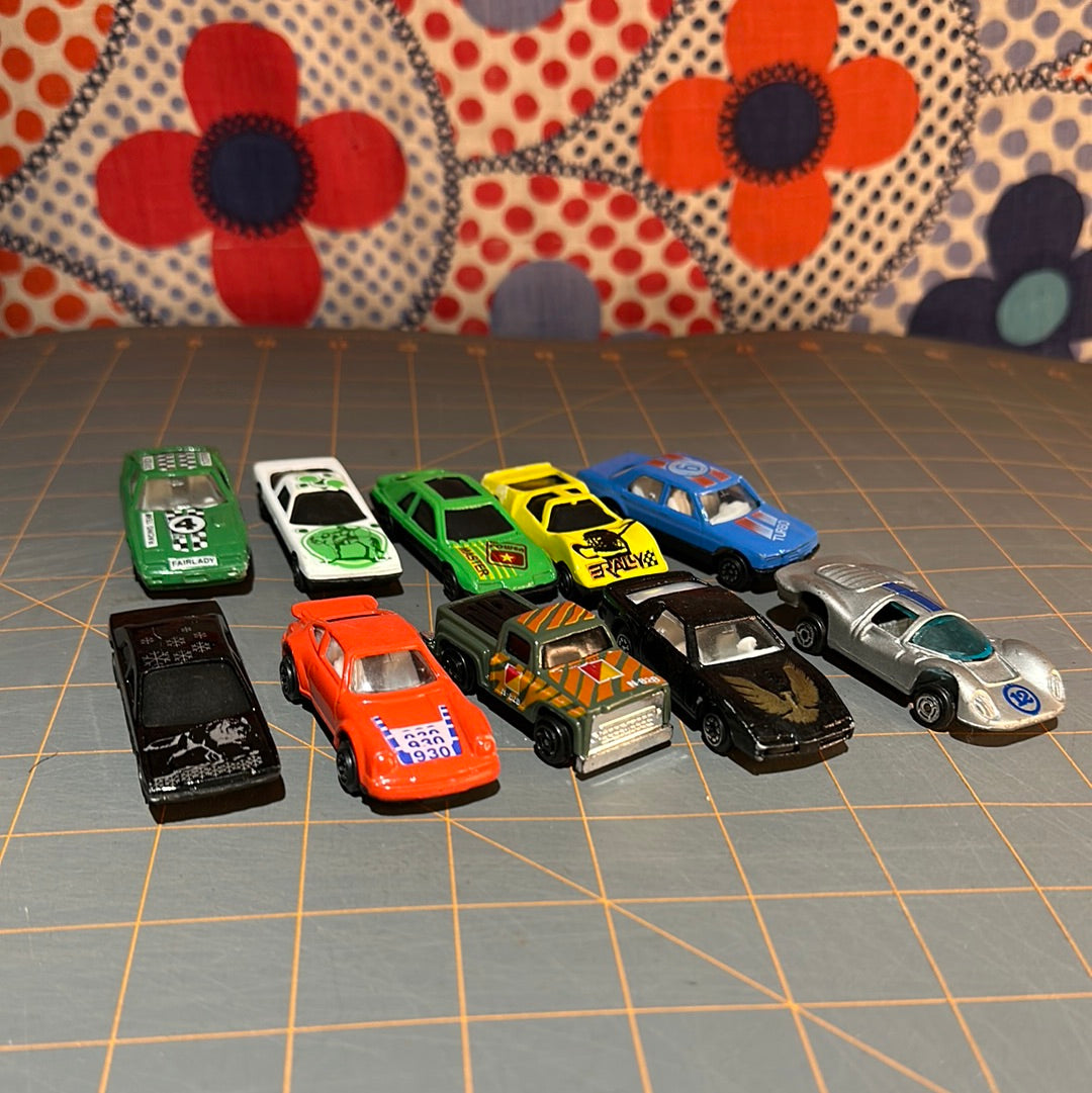 Group of (10) Die Cast Cars, Unmarked