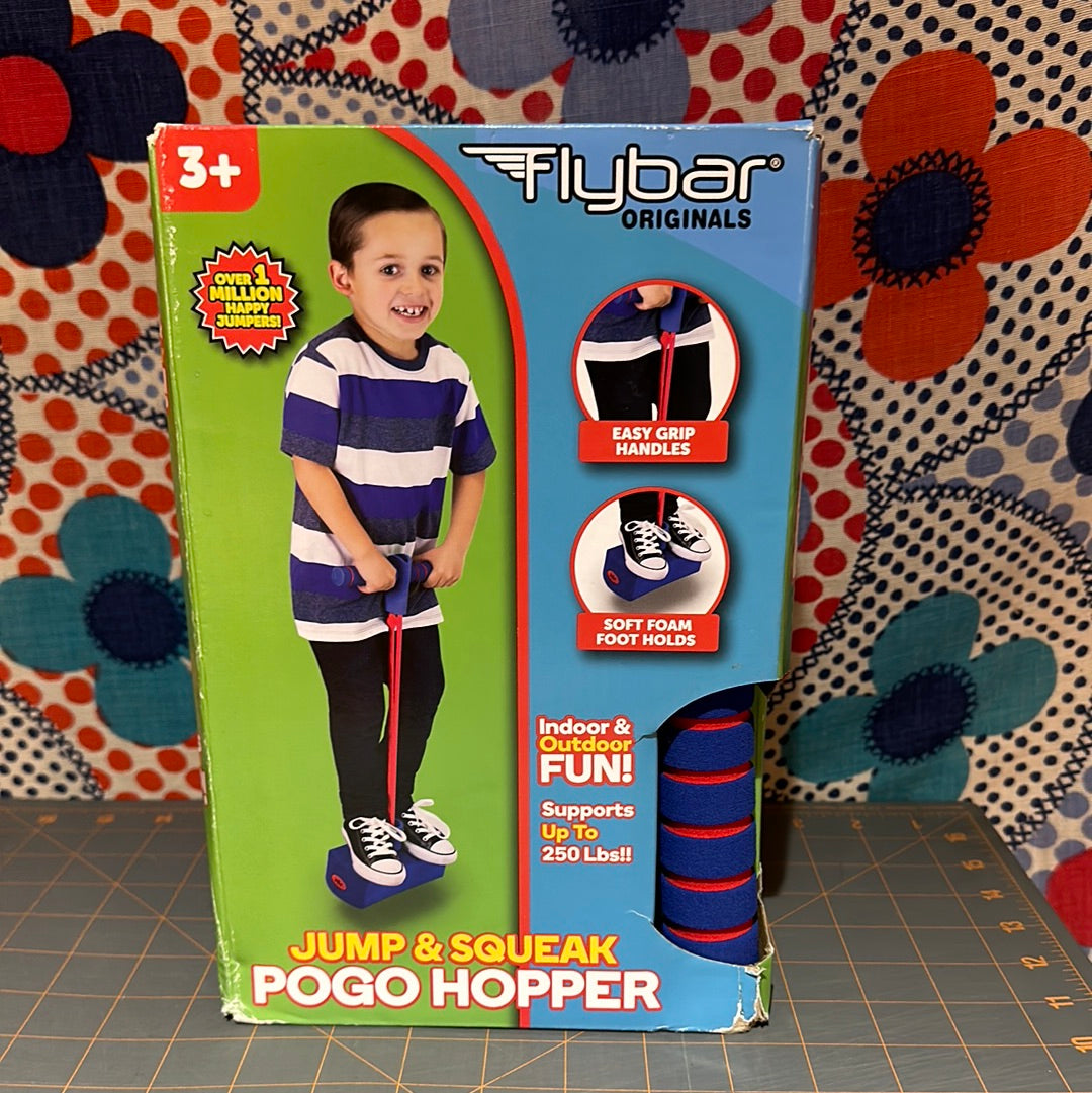Flybar Originals Jump & Squeak Pogo Hopper, New