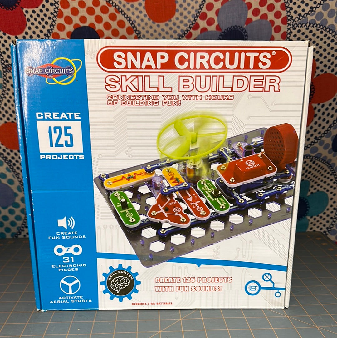 Snap Circuits Skill Builder, Box and Some Pieces - Not Complete