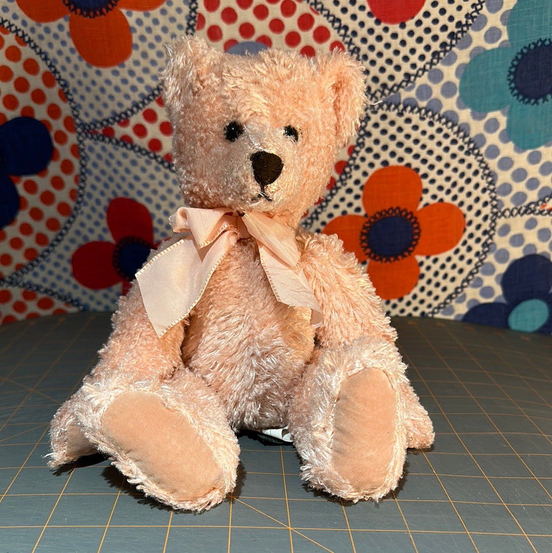 Russ Berrie, Brianna, Pink Plush Teddy Bear, 100th Anniversary Collection, 11”