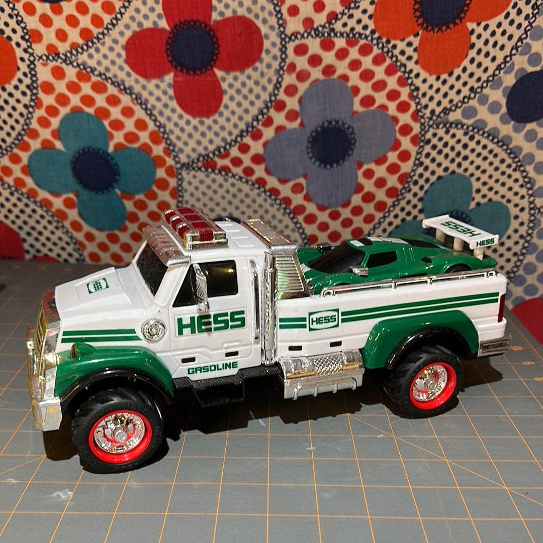 2011 Hess Toy Truck with Racing Car
