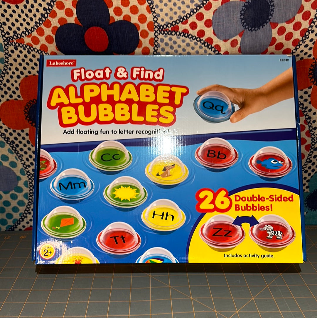 Lakeshore Float and Find Alphabet Bubbles, 23 Bubbles