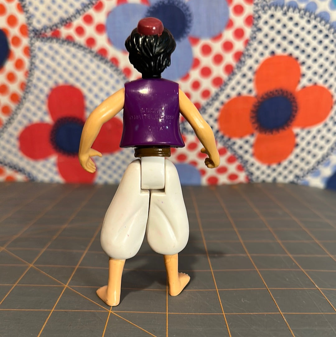 Disney Aladdin Action Figure, 1992 Mattel, 5"h