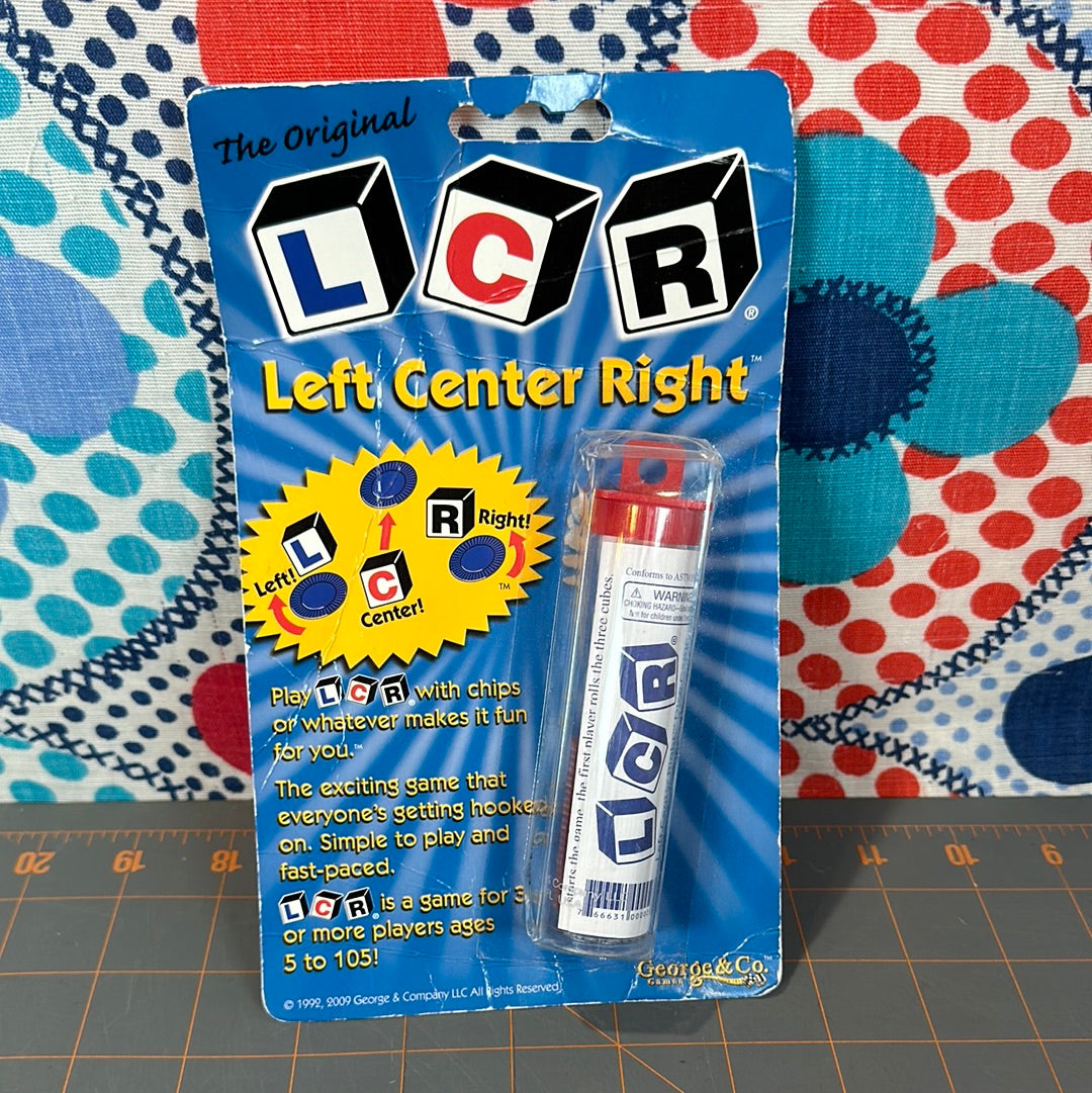 LCR Game Left Center Right Dice Family Games, New