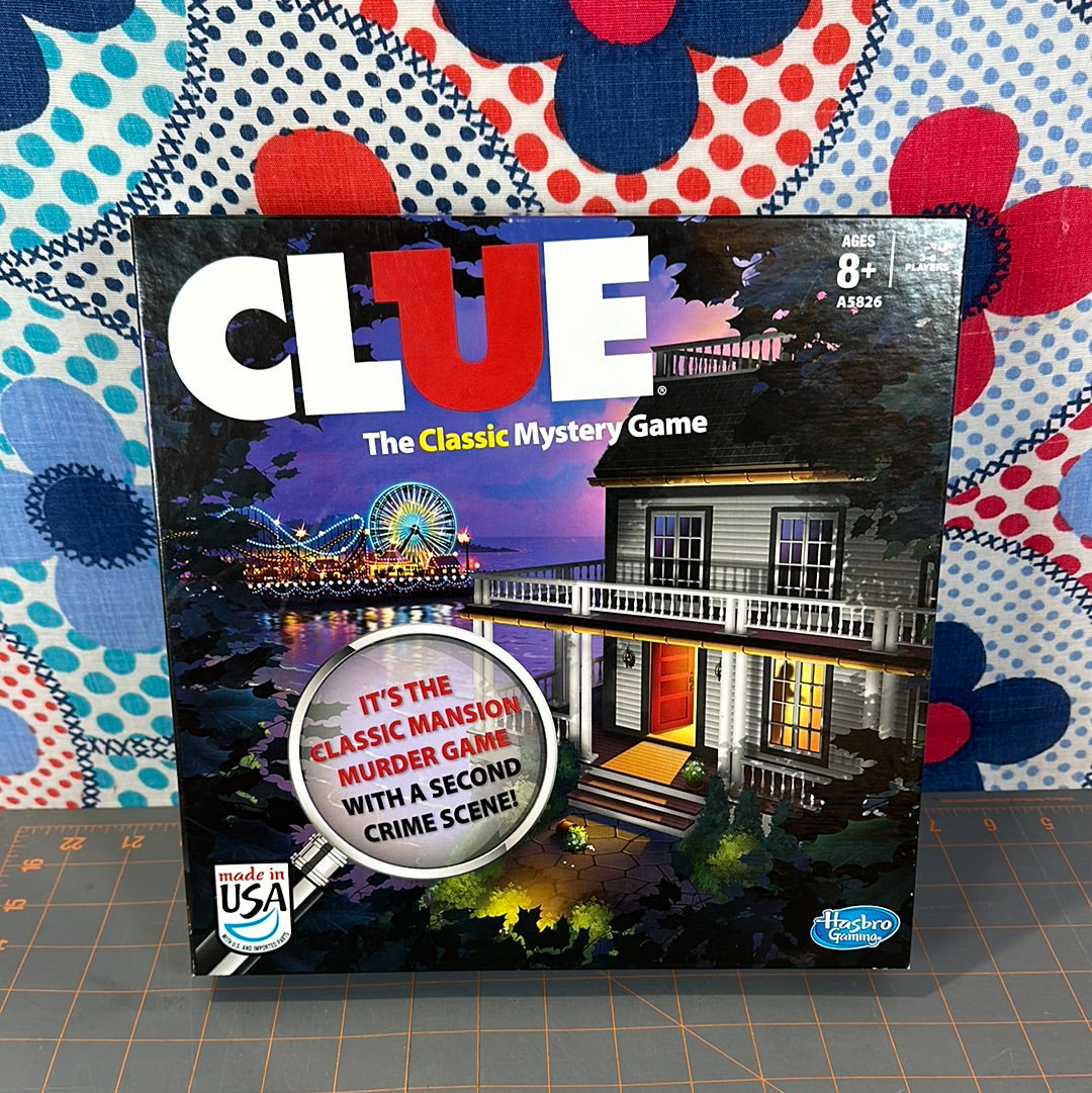 Clue: The Classic Mystery 2013 Edition Game Double Sided Board