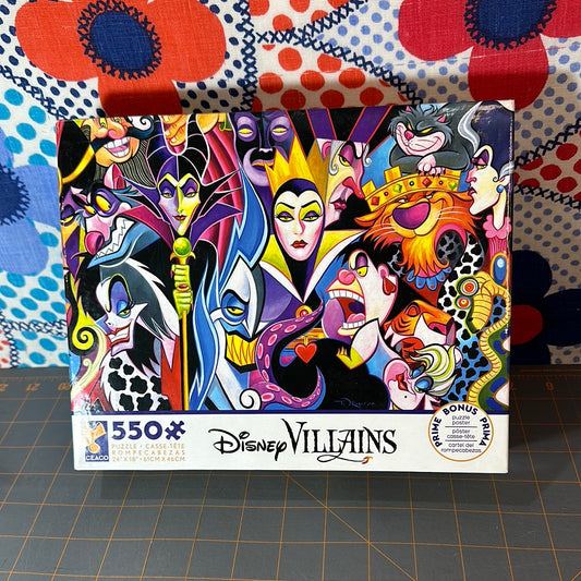 Disney Villains 550 Piece Puzzle, Sealed