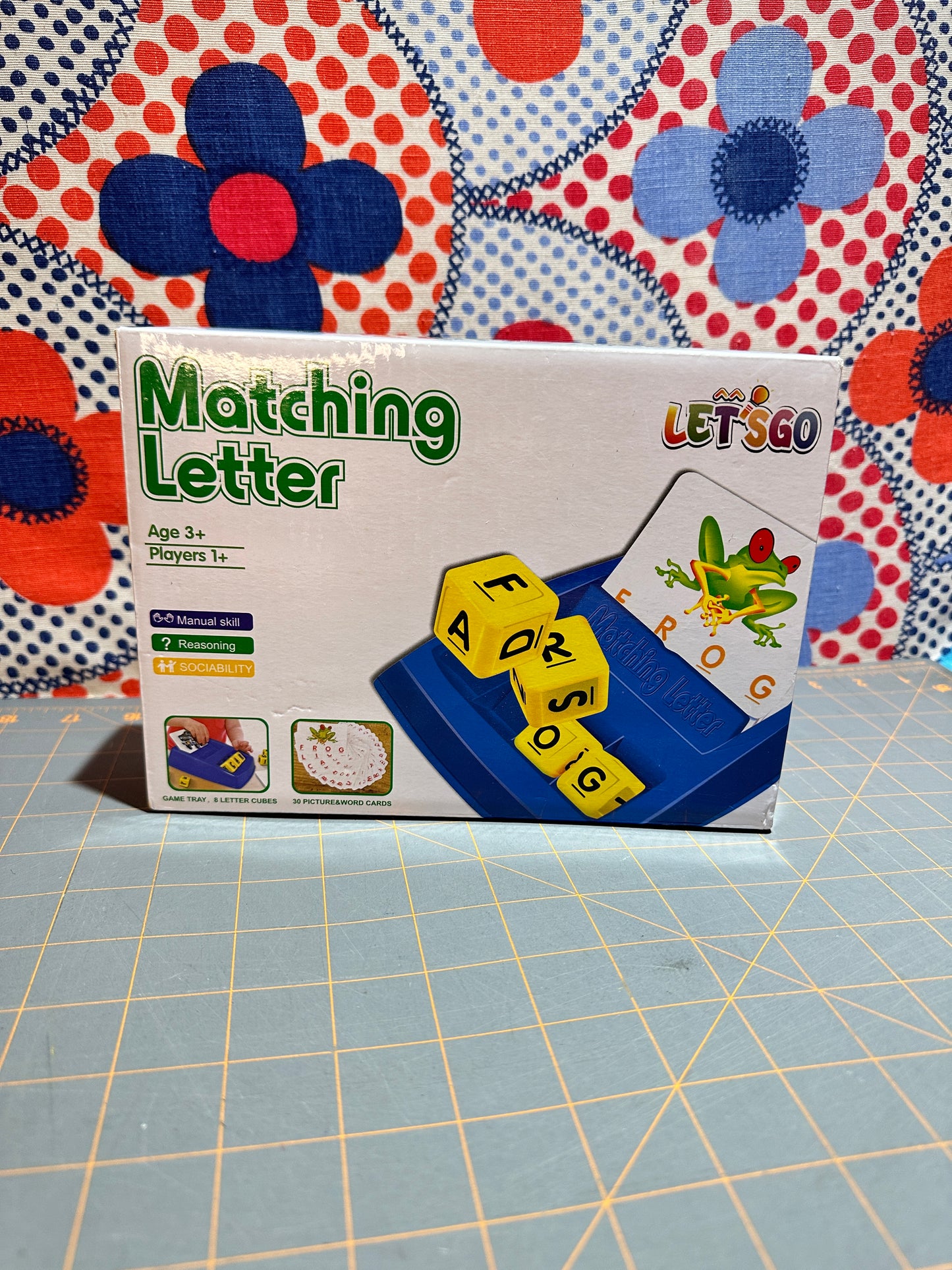 Let's Go Matching Letter Set, New