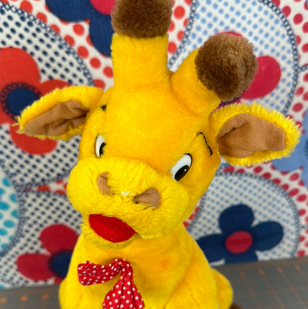 Vintage Shalom Toy Co Plush Giraffe