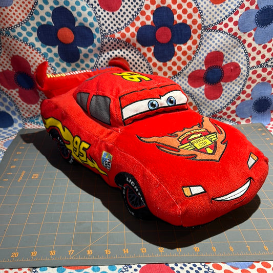 Disney, Hudson Hornet Piston Cup, Lighting McQueen Plush 18”