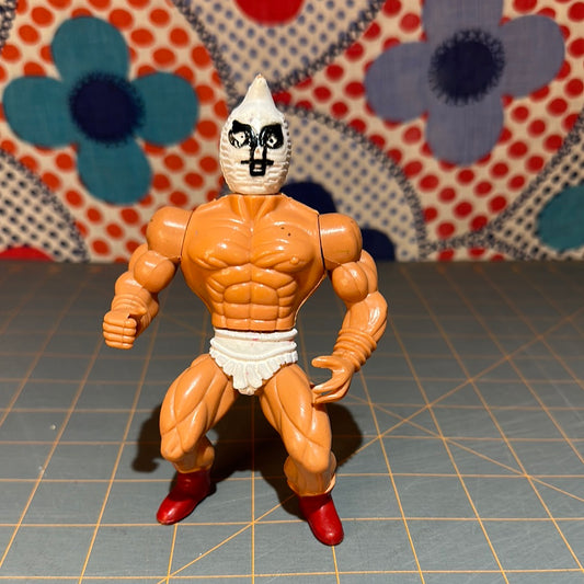 Vintage 80s WWF MOTU KO Wrestler Bootleg Sungold Galaxy Warrior