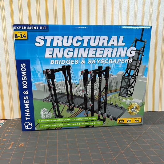 Thames & Kosmos Structural Engineering Bridges & Skyscrapers Science Kit, NEW