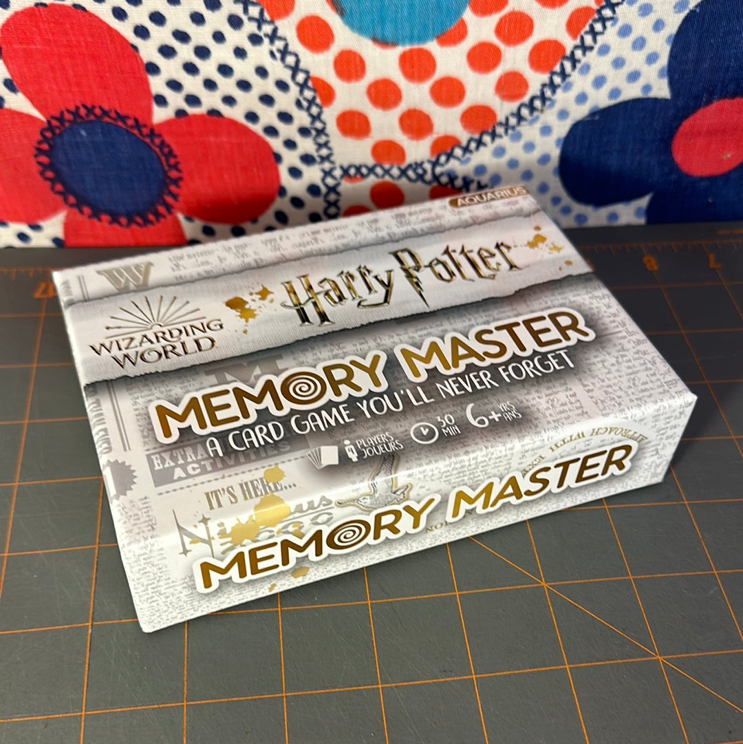 Harry Potter Memory Master, A Card Game You’ll Never Forget, New