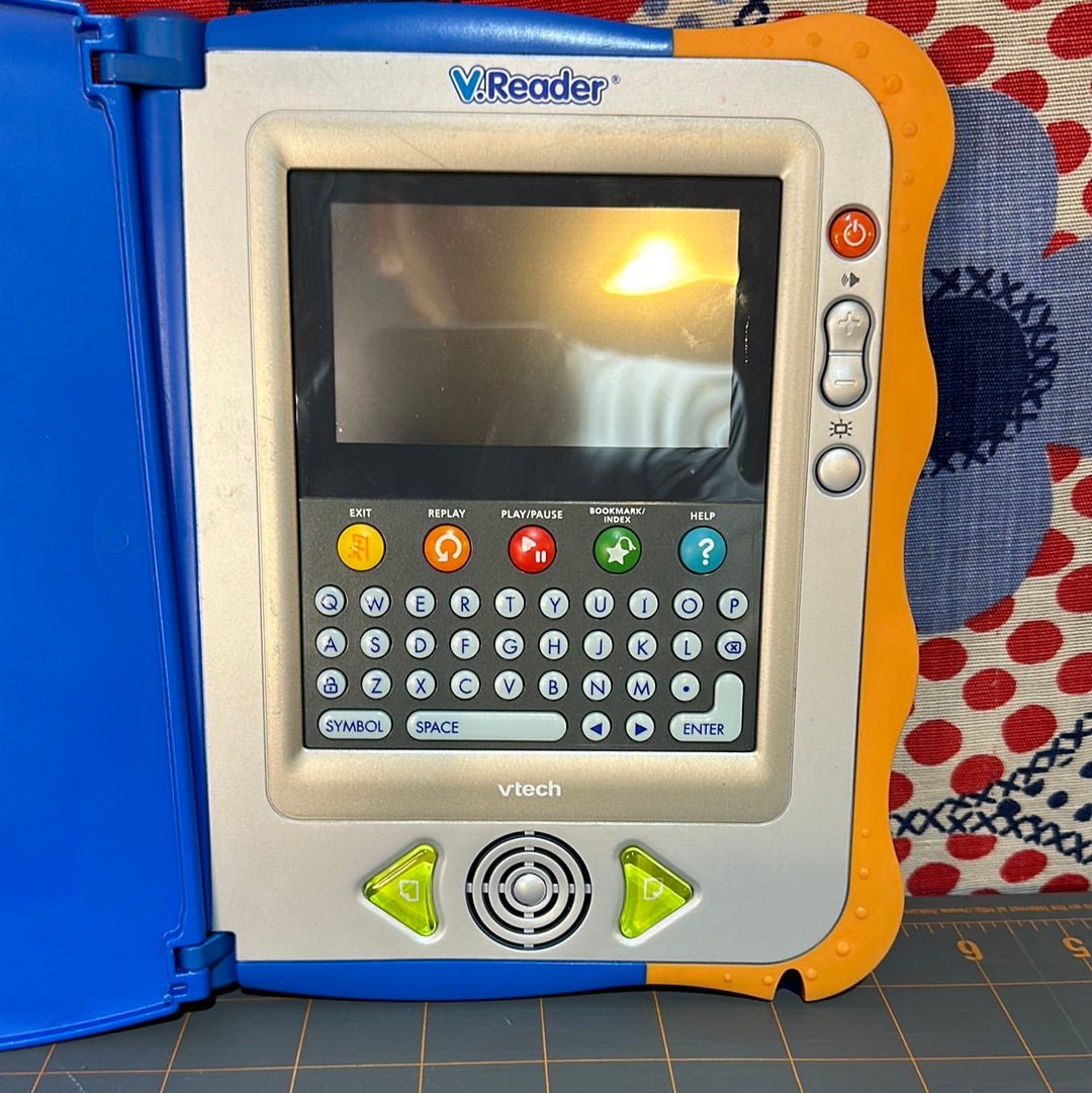Vtech VReader Blue & Yellow, Animated E Book System with 2 Games