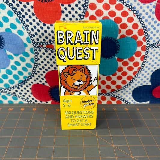 Brain Quest Smart Cards Set: Kindergarten