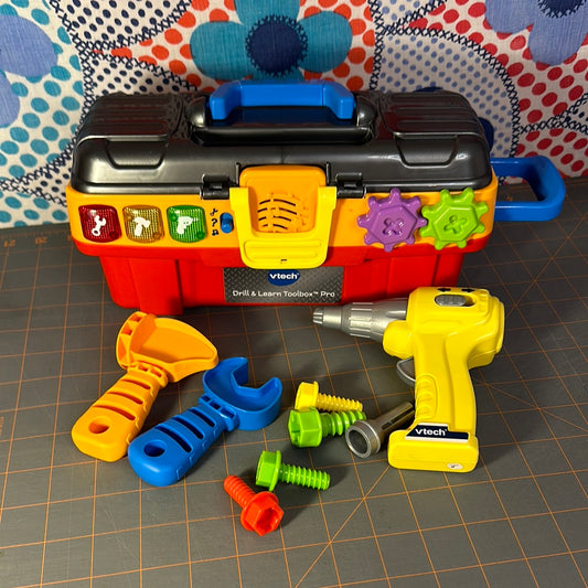 VTech Drill and Learn Toolbox Pro with Accessories